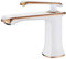 GRIFEMA G1001W Lyon - Griferia Monomando Lavabo, Grifo de Baño, Blanco [Exclusivo en Amazon]
