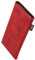 fitBAG Classic Rot Handytasche für Apple iPhone 12 Pro Max/iPhone 13 Pro Max Tasche aus original Alcantara mit Microfaserinnenfutter | Hülle mit Reinigungsfunktion | Made in Germany
