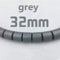 Cable Clips, 5 Meters 16FT Cable Management Protector Wire Wrap Cord Tidy Organizer Tube Hider Flexible Expandable Home Office Wire Concealer for Office/Home (Color : 32mm grey)