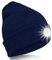 SPGOOD LED Beanie Beleuchtete Mütze mit Licht,Wiederaufladbare Winter Warm LED Haube mit Lampe für Angeln,Jogger,Camping,Laufen,Geschenke für Männer Frauen(Marine)