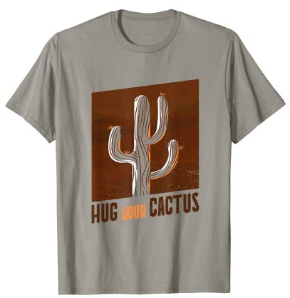 Kaktus Umarmung Pflanze Liebe Zärtlichkeit Geschenk T-Shirt