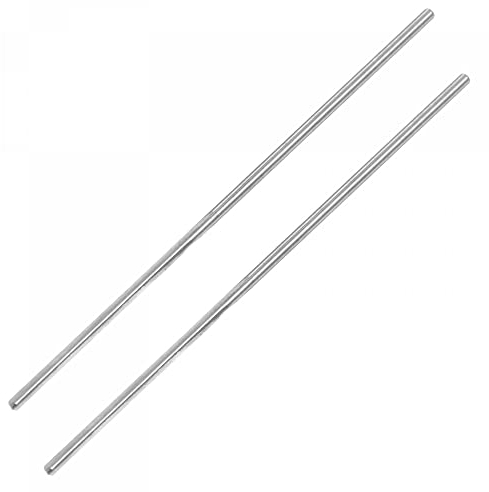 sourcing map 2Stk Reibahle 1mm C3/K10 Wolframkarbid H7 Drehmaschine 3 Gerade Flöten Fräser