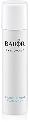 BABOR SKINOVAGE Moisturizing Foam Mask für trockene Haut, Anti-Aging Gesichtsmaske und Feuchtigkeitsspflege, Ohne Alkohol, Vegane Formel, 75 ml