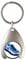 happyROSS Portachiavi con chip per carrello della spesa, metallizzato, 75x30mm