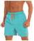 Ougelebo Badehose Herren Badeshorts Herren Kurz Männer Schnelltrocknend Schwimmhose Kurze Strandhose Swim Bade Shorts Man Blauer See L