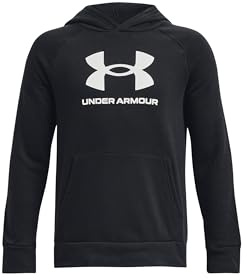 Under Armour Boy's UA Rival Fleece BL Hoodie Shirt,YXL Black