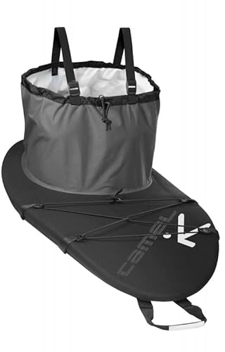 Hiko Kajak Spritzdecke Camel 94 mit Nylon Kamin und Einer Neoprendecke Spritzschutz, Farbe:grau