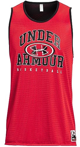Under Armour Baseline Reversible Jersey Tanktop Herren rot/schwarz, M