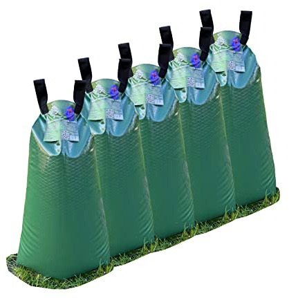 DR.LIPPMANN PE Wassersack für Bäume 75L aus glatter textilverstätkter Polyethylenfolie Bewässerungssack in Premium Qualität (5)