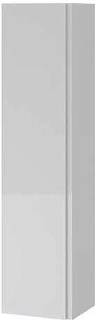 KOLMAN Badezimmer Hochhängeschrank Hochschrank MODUO 160 mit Türen und Spiegel (Grau)