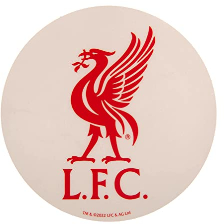 Liverpool FC - Liverpool Bird Car Sticker, White/Red, One size