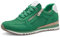 MARCO TOZZI Damen Sneaker flach mit Reißverschluss Vegan, Grün (Leaf green com), 41 EU