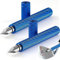 2 Pcs Golf Club Groove Sharpener 4.33 Inch Groove Sharpener Regrooving Tool Cleaner for Wedges Irons Golf Balls (Blue)