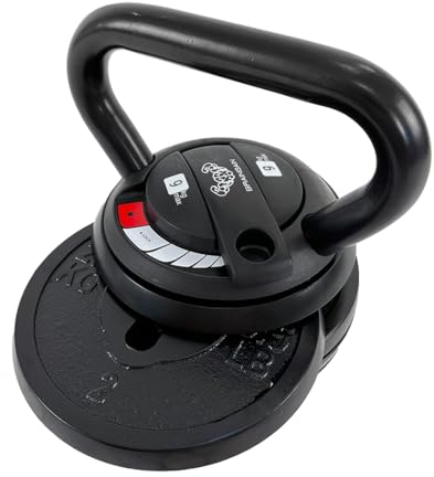 BRAINGAIN 9kg Adjustable Kettlebell - Smart Home Gym Equipment
