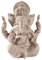 Vnook Ganesha-Statue, Elefanten-Gott-Statuen, 20 cm, Glücks-Buddha-Sandstein-Skulptur, Ganesh-Hindu-Gott, Dekoration, Figur for Tempeldekoration, Kunsthandwerk, Geschenke, [Energieklasse A]