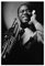 THEGIS Louis Armstrong Schwarz-Weiß-Kunst-Leinwand-Poster, Schlafzimmer, Dekoration, Sport, Landschaft, Büro, Raumdekoration, Geschenk, ungerahmt, 30 x 45 cm