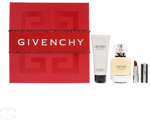 Gift Set Eau de Parfum Spray 50 ml + Body Lotion 75 ml + Mini Le Rouge Interdit Intense Silk 333 1 Piece