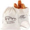 Augshy Brotbeutel, 2 Stück Brotbeutel für selbstgemachtes Brot, 45 x 30 cm, Leinen-Brotbeutel, Innenfutter, um Brot frisch zu halten, wiederverwendbare Brotbeutel