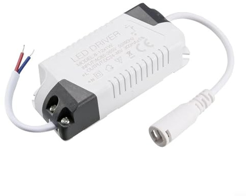 URPIZY LED Transformator Driver - 3W 7W 12W 18W 25W 36W LED-Trafo Konstantstrom, 24-46V DC Anschluss, LED Licht Lampe Treiber Adapter Trafo Netzteil