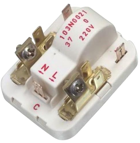 SOS Accessoire Relais danfoss 103N0021 für Kühlschrank, Gefrierschrank 103N0021 Ariston Hotpoint, Arthur Martin Electrolux, Bauknecht, Blomberg, Bosch
