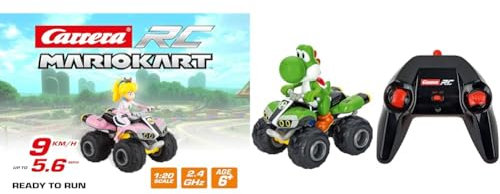 Carrera RC Nintendo Mario Kart 8 Peach Quad & RC Mario Kart Yoshi Quad I Ferngesteuertes Quad Für Kinder und Erwachsene