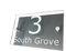 GBZIJIE Hausnummernschild,Hausnummer Passen Sie das Hausnummernschild aus modernem, zeitgenössischem, grauem, klarem Acryl an(30x14cm)