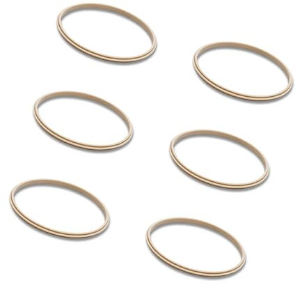 Lot de 6 joints de rechange en silicone pour gobelets de 1,2 l