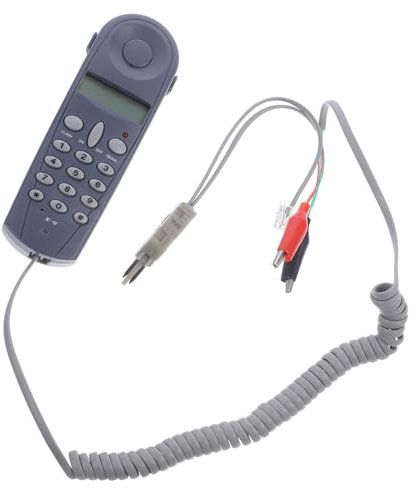 TOPPERFUN 1 Set Telephone Line Tester Electrical Electrical Tester Circuit Breaker Finder Phone Tool Retractable Test Multi Finder Network Circuit Cable Data Machine Snap Tools Pliers Rubber