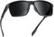 BONDDI Sonnenbrille für Herren Damen, Polarisierte Sonnenbrille mit UV400, TR90-Rahmen für Laufen, Autofahren und Andere Outdoor-Sportaktivitäten (Schwarz)