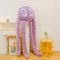 AQCQDQ Oktopus Plüschtier, Oktopus Kuscheltier, Plüschtier Krake Stofftier, Niedliches Meerestier Krake Kissen Plüschtier, Lustiges Plüsch Puppe Geschenk für Kinder (90cm,Lila)