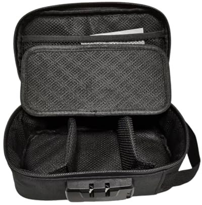 Smell Proof Bag With Combination Lock, Odor Proof Container Pouch Storage Box, Smell Prooff Bag Fit In Pocket And Gift For Men Women, Odorless Travel Storage Case