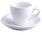 GBZXANG Juego de tazas de café expreso de cerámica gruesa de colores, juego de tazas de café para el hogar, café con leche, expreso, bandeja de café fuerte al por mayor (blanco)