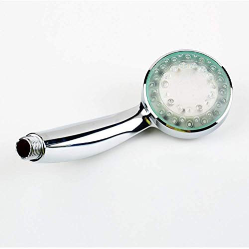 KRXSOBNV, Handbrause, 1 Stück 7-Farben-Handbrause mit LED-Duschkopf, kompatibel mit romantischen automatischen LED-Leuchten im Badezimmer, die Dusche, Dusche