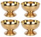 Hayuhone Lot de 4 bols à crème glacée en acier inoxydable, réutilisables pour salade, dessert, dessert, collation, fruits, bonbons, crème glacée, pudding à la banane