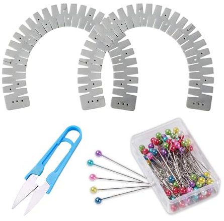 2Pcs Flexibler Silikonsäumer Heißsaum Lineal zum Nähen Hitzebeständiges Saumlineal Flexibles Silikon Kurvenlineal Silikon Säumer zum Säumen Von Hosenstoff Polsterung Nähen Stoffen Blättern