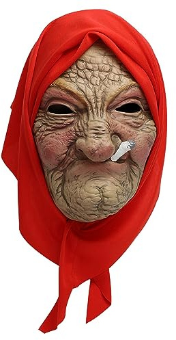 Allbestop Maske Halloween Erwachsene Alte Frau Gesichtsschutz Horror Masken Halloween Kostüm Latex Maske Dressing Requisiten Für Karneval Maskerade Cosplay Familien Party For Cosplay Party