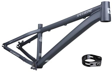 HZXQCVB Mountain Bike Frame 26er Dirt Jump Bike/XC/AM Aluminum Alloy Hardtail Frame 10x135mm Quick Release Disc Brake External Routing(Gray)