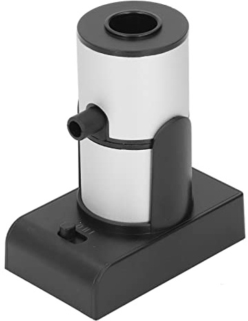 Pwshymi Compact Silver Handheld Meat Smoker Machine for Kitchen, Food Smoke Infuser for Cocktail & BBQ