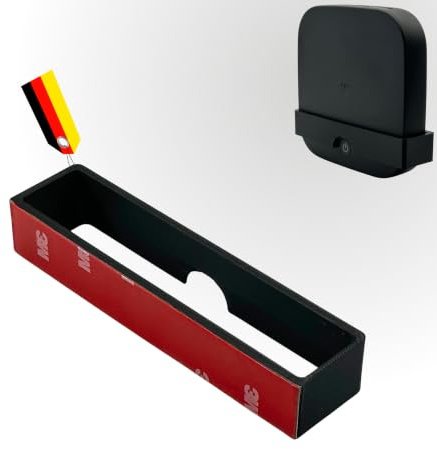 Halterung für MagentaTV One 2. Generation Wandhlaterung hinter dem Fernseher TV mit Klebepad, Made in Germany