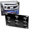 iJDMTOY Front Bumper Tow Hole Adapter License Plate Mounting Bracket Compatible With 2016-up 6th Gen Camaro