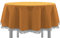 EXKLUSIV HEIMTEXTIL Gartentischdecke mit Fransen Tischdecke Classic Outdoor PVC Weichschaum rutschhemmend für Garten, Balkon, Terrasse 150x210 cm oval orange