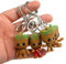 Klauee Groot Keychain, 4 Stück Guardians of the Galaxy Groot Baby Schlüsselanhänger, beste Geschenk für Freunde und Familie
