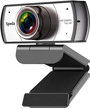 Webcam 120 Degree Wide View Angle Full HD 1080P Web Cam Streaming Xbox one,YouTube,OBS Twitch Compatible Skype Webcam with Dual Microphones PC HD Computer Camera Compatible for Mac Windows 10/8/7