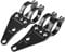 Motorrad Scheinwerfer Gabel Halterung Motorrad Scheinwerferhalter Schellen Scheinwerferhalter Gabel 2 Stück Scheinwerferhalterungsklemmen Kopflampenhalter Gabel 38–41 mm/1,5–1,6 Zoll für Motorräder