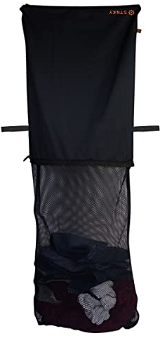 STNKY Bag Pro - Wäschesäcke mit Reißverschlüssen, Griffen und interner Netztasche für Reisen, Yoga, Gesundheitswesen, Gym Kit, Wäsche (XL, Schwarz)