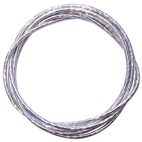 cyclingcolors Bremszughülle bowdenzug bremszug hüllen 5mm kabelgehäuse fahrrad rennrad city oldtimer (Silber laser)