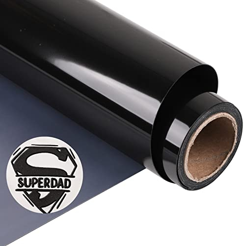 VINYL FROG 3D Puff Heat Transfer Vinyl 10 x 6ft Black Foaming HTV Press Film Puffy Vinyl Iron on Vinyl for DIY T-Shirt Clothes Bag Pillow Textile Fabric