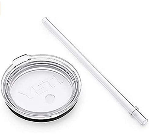 Rambler Shatter-Proof Dishwasher-Safe Replacement Yeti Lid and Straw 30OZ