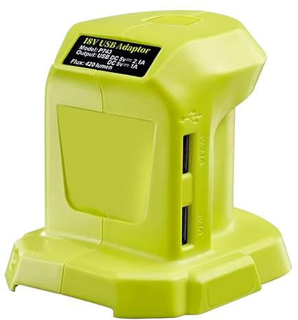 DMMNS Power Wheel Adapter minal, Compatible with Ryobi 18V One+ Battery P108 P107 P102 P109 P189 P190，Power Connector for RC Toy Car, e-Bike and Robotics