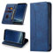 Leaisan Handyhülle für Samsung Galaxy S8 Hülle Premium Leder Flip Klappbare Stoßfeste Magnetische [Standfunktion] [Kartenfächern] Schutzhülle für Samsung Galaxy S8 Tasche - Blau